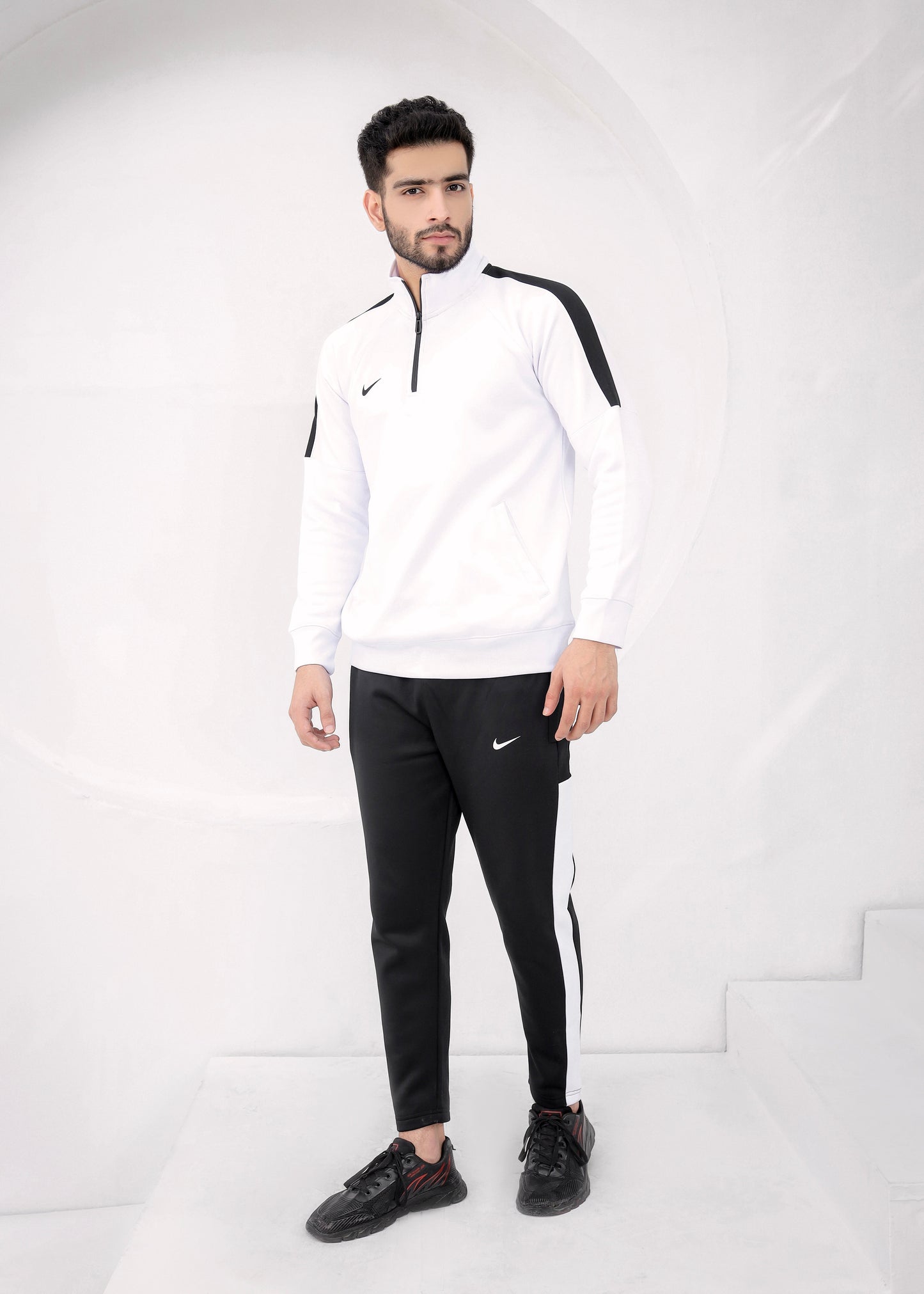 CLASSIC WHITE  WINTER TRACKSUIT