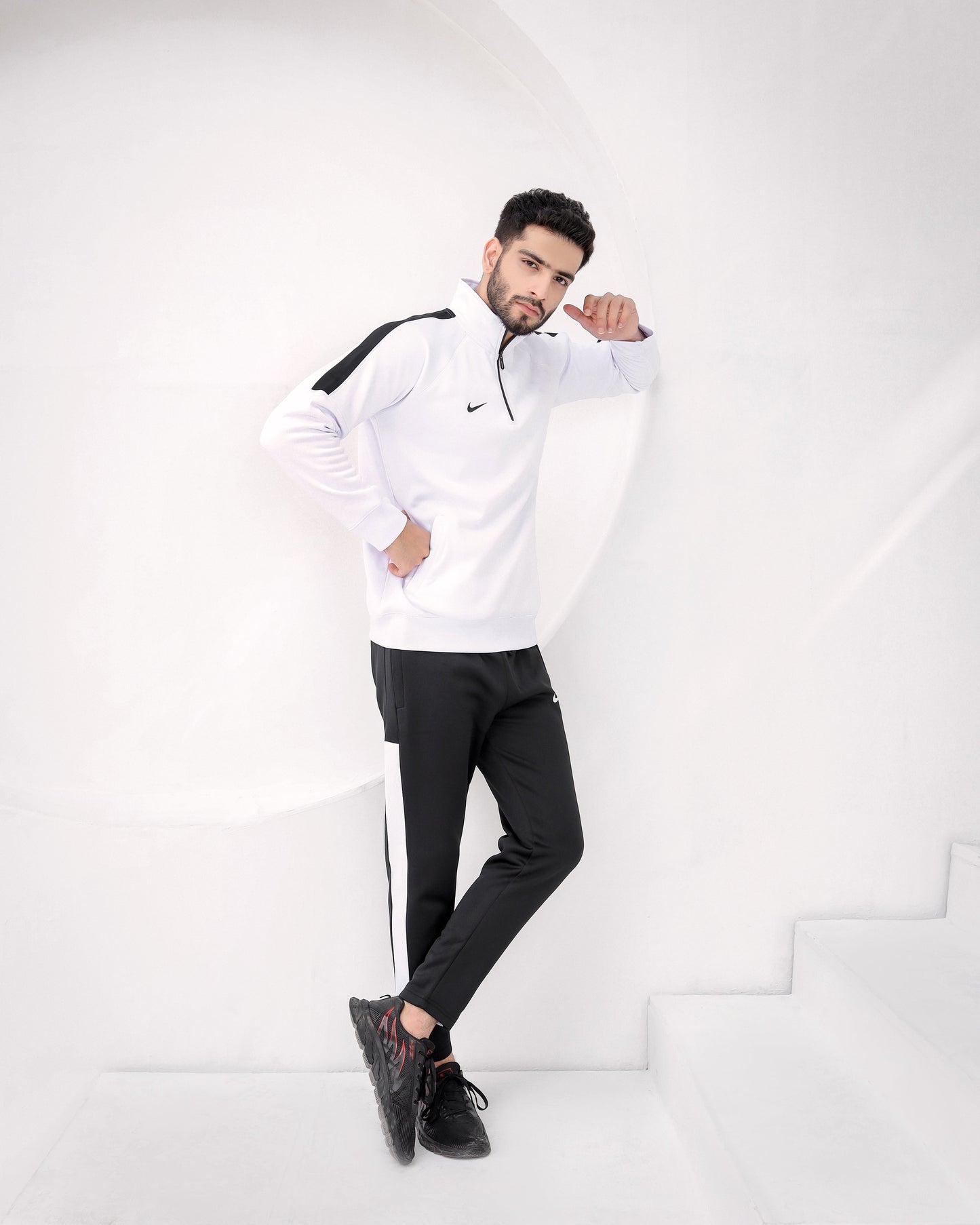 CLASSIC WHITE  WINTER TRACKSUIT